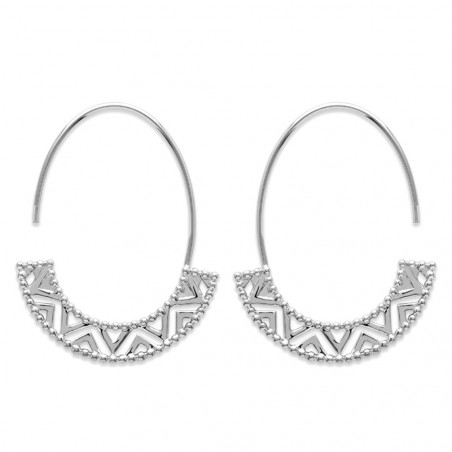 Créoles style inca en Argent 925