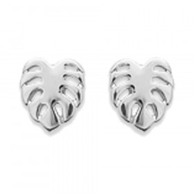 Paire de Boucles d'oreilles en Argent 925 feuilles