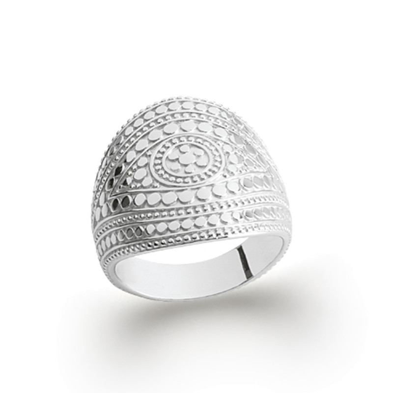 Bague avec pendentif Femme Asiana Argent Rhodié - Bijoux en Vogue