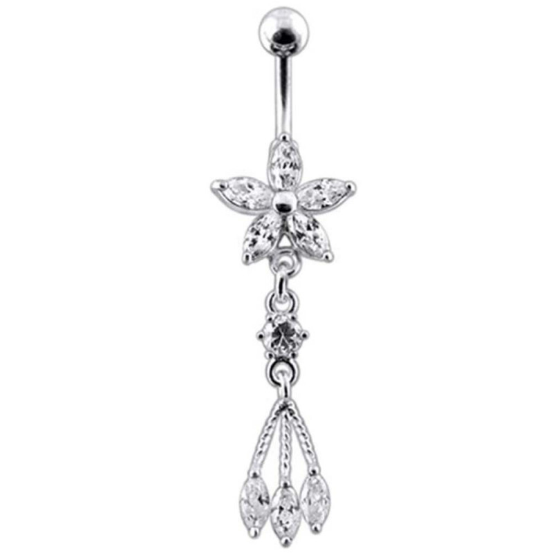Accessoires piercing nombril tige acier 