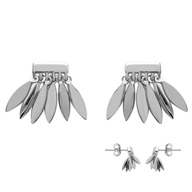 Boucles d'oreilles en Argent 925 avec Pampilles