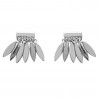 Boucles d'oreilles pampille en Argent 925 avec Pampilles