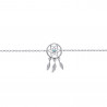 Bracelet en Argent 925 Attrape rêve 18cm