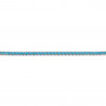 Bracelet fin pour femme en Argent 925 strass turquoise 18cm