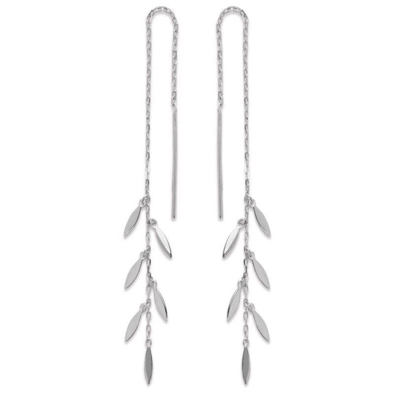 Paire de Boucles d'oreilles en Argent 925 avec pendants