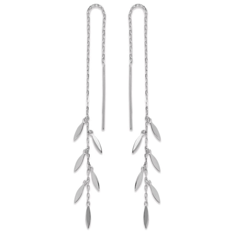 Paire de Boucles d'oreilles en Argent 925 avec pendants