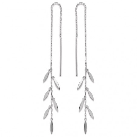 Paire de Boucles d'oreilles en Argent 925 avec pendants