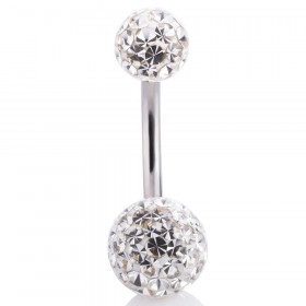 piercing nombril en cristal swarovski