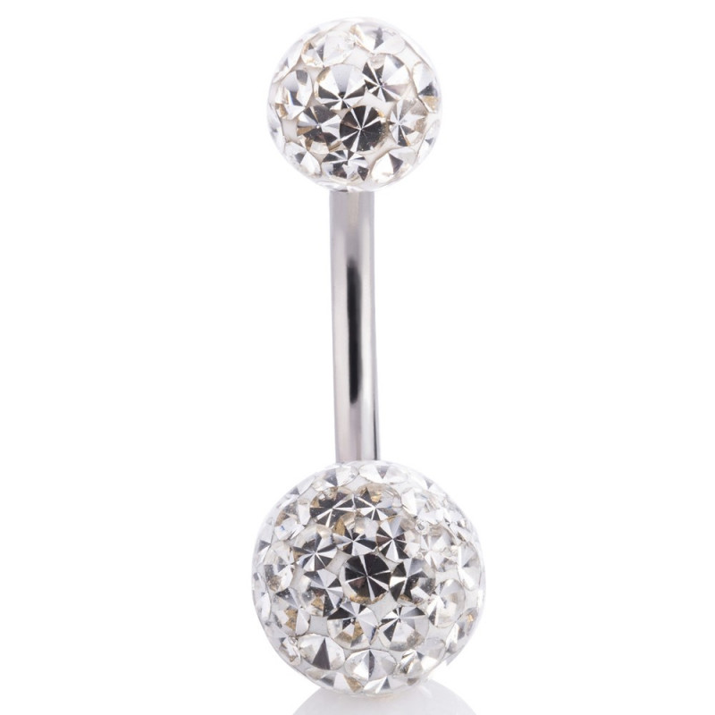 piercing nombril en cristal swarovski