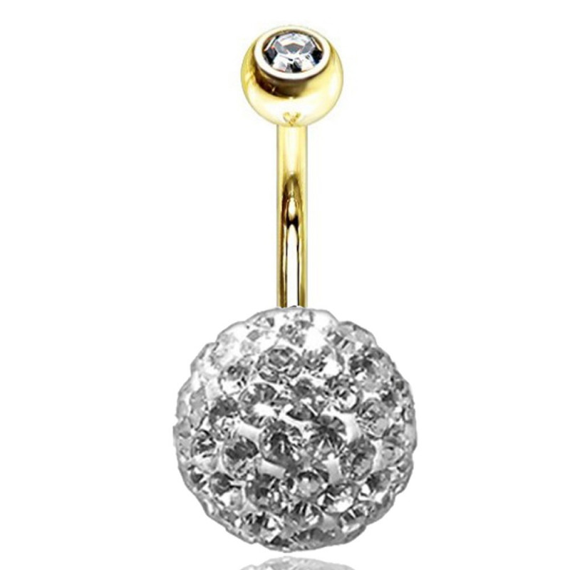 piercing nombril luxe Swarovski