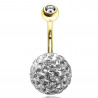 piercing nombril luxe Swarovski