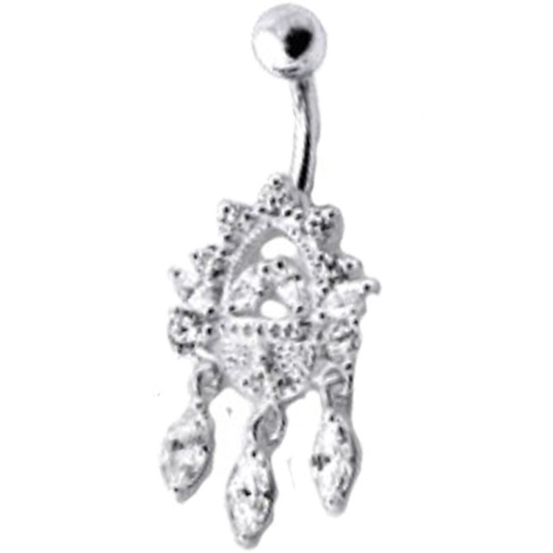 piercing de nombril pour une princesse strass blanc piercing de nombril pour une princesse strass blanc