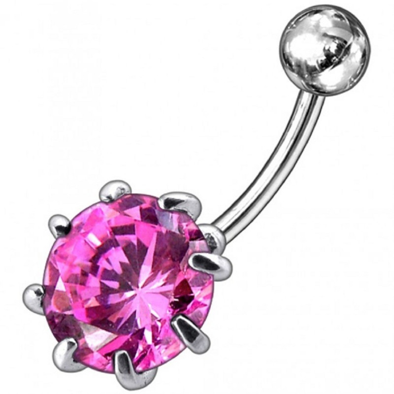 Piercing nombril classique solitaire