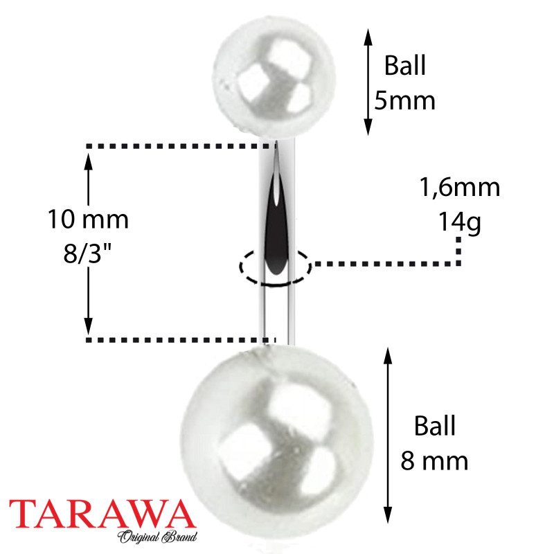 3 Barres De Piercing Nombril 14G 6mm - Acier Inoxydable 316L | Court Pour Ventre
