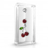 cadeau piercing nombril cerise argent