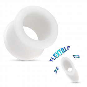 Tunnel Silicone flexible Blanc