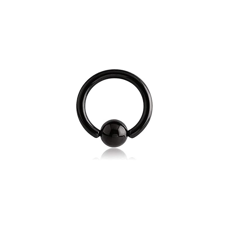 Piercing prince Albert noir 5mm