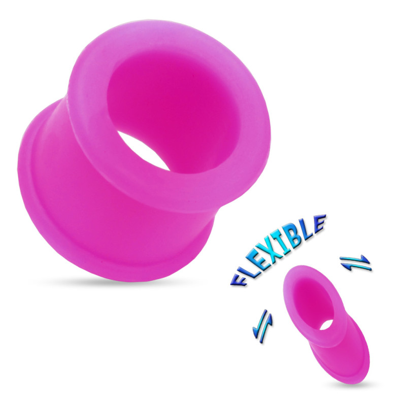 Tunnel Silicone flexible violet