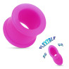 Tunnel Silicone flexible violet