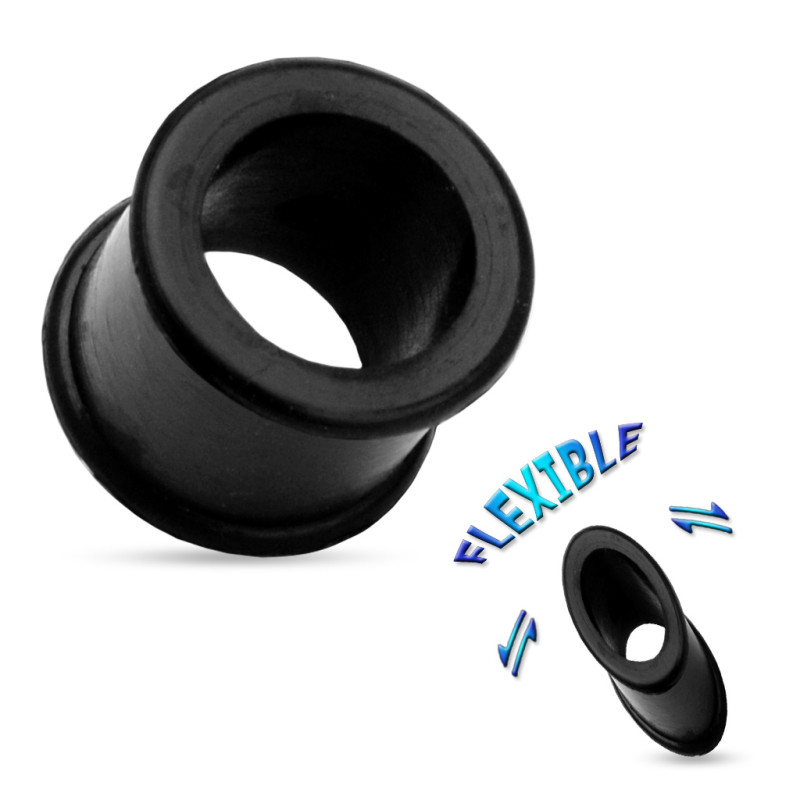 Tunnel Silicone flexible noir