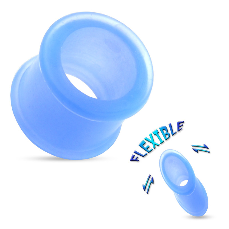 Tunnel Silicone flexible bleu ciel