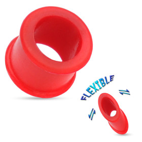 Tunnel Silicone flexible rouge