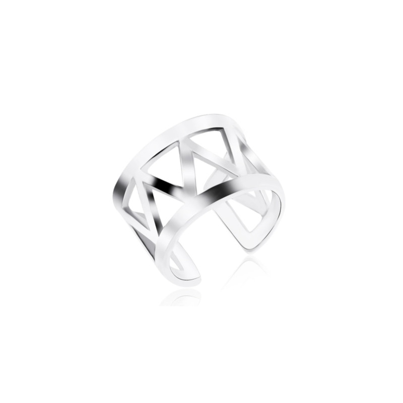 Bague d'oreille en argent forme triangle