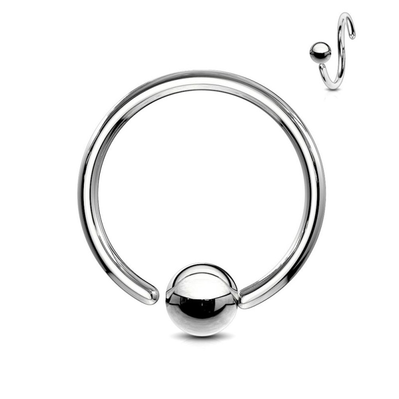 Piercing anneau nombril acier en vente sur Tarawa.om