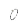 Piercing anneau nez perle 1.5mm en argent