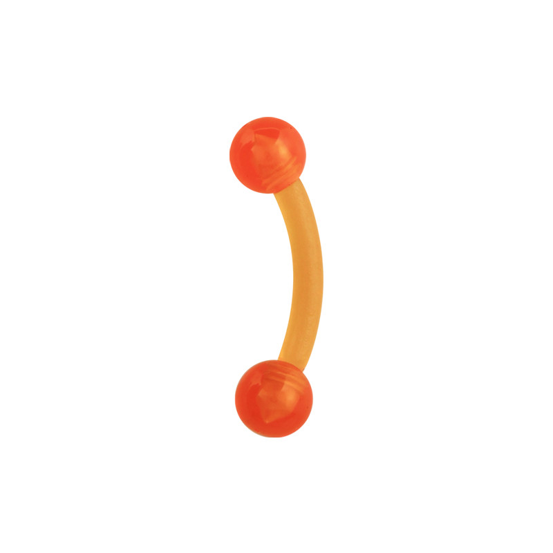 Piercing arcade bille fluo avec barre en bioflex - Tarawa Piercing Piercing arcade bille fluo avec barre en bioflex - Tarawa Piercing