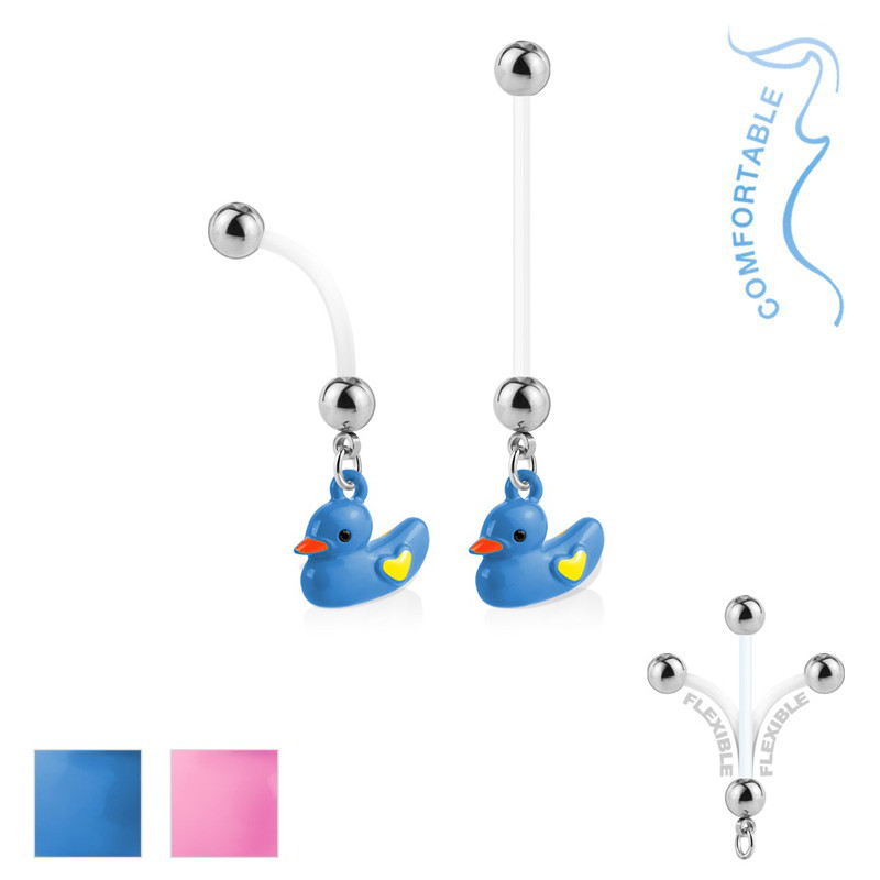 Piercing Nombril de grossesse canard