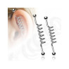 Piercing industriel acier motif étoile sur Tarawa.com