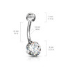 Piercing Nombril classique solitaire- Tarawa.com