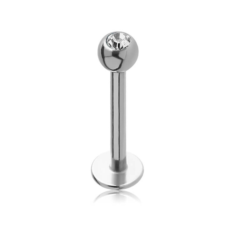 Piercing labret boule 3mm acier