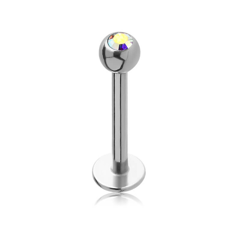 Piercing labret boule 3mm acier Piercing labret boule 3mm acier