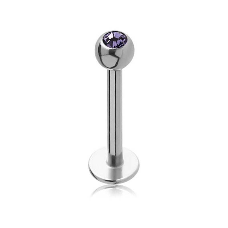 Piercing labret boule 3mm acier Piercing labret boule 3mm acier