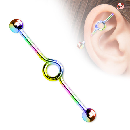 Piercing industriel spirale plat essence