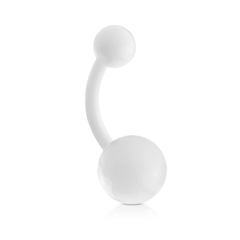 Piercing nombril bioflex et acrylique Piercing nombril bioflex et acrylique