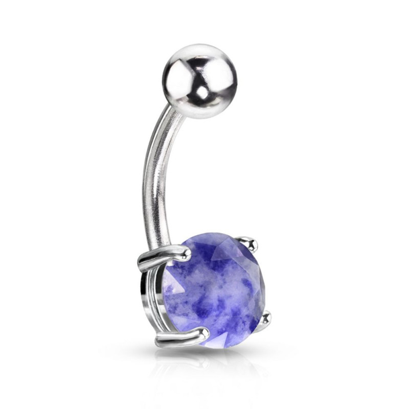 Piercing nombril pierre Lapis Lazuli - Tarawa.com