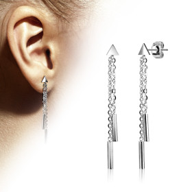 Boucles d'oreilles triangle...