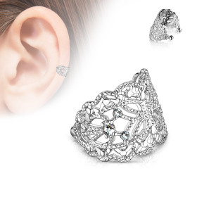 Bague d'oreille fantaisie style papillon CZ