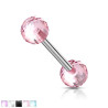 Piercing nombril acrylique disco