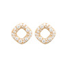 Boucles d'oreilles carré CZ