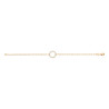Bracelet rond tout en CZ plaqué or