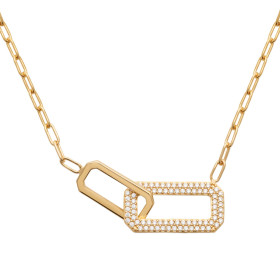 Collier deux rectangle dont...