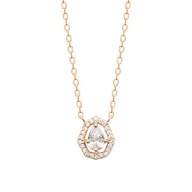 Collier avec gros strass CZ...