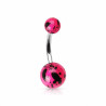 Piercing nombril Fluo splash