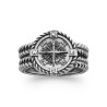 Bague homme chevalière boussole