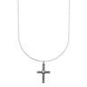 Pendentif homme croix tressé