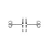 Boucles d'oreilles petit chien en argent